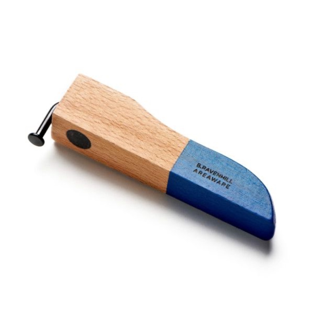 AREAWARE BOTTLE OPENER Blue and Beechwood BRAND NEW IN BOX!